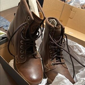 Timberland Mens Brown Leather Boots